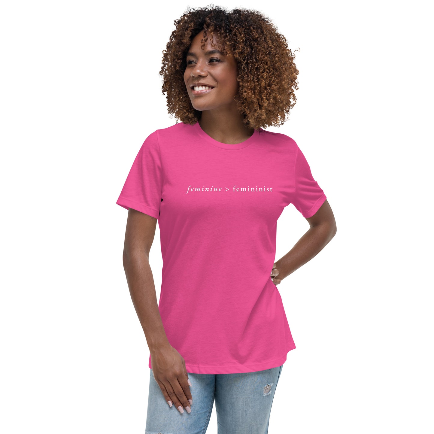 Feminine > Feminist T-Shirt